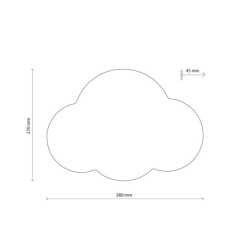 Sieninis šviestuvas CLOUD 2xG9 SMĖLIO