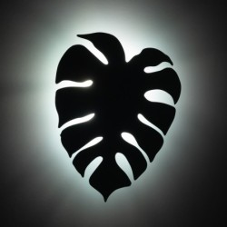 Sieninis šviestuvas MONSTERA 4xG9 ŽALIA