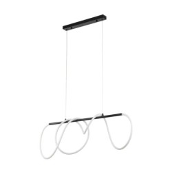 Pakabinamas šviestuvas FLEXI 1xLED 45W 4000K (Neutrali balta) JUODA
