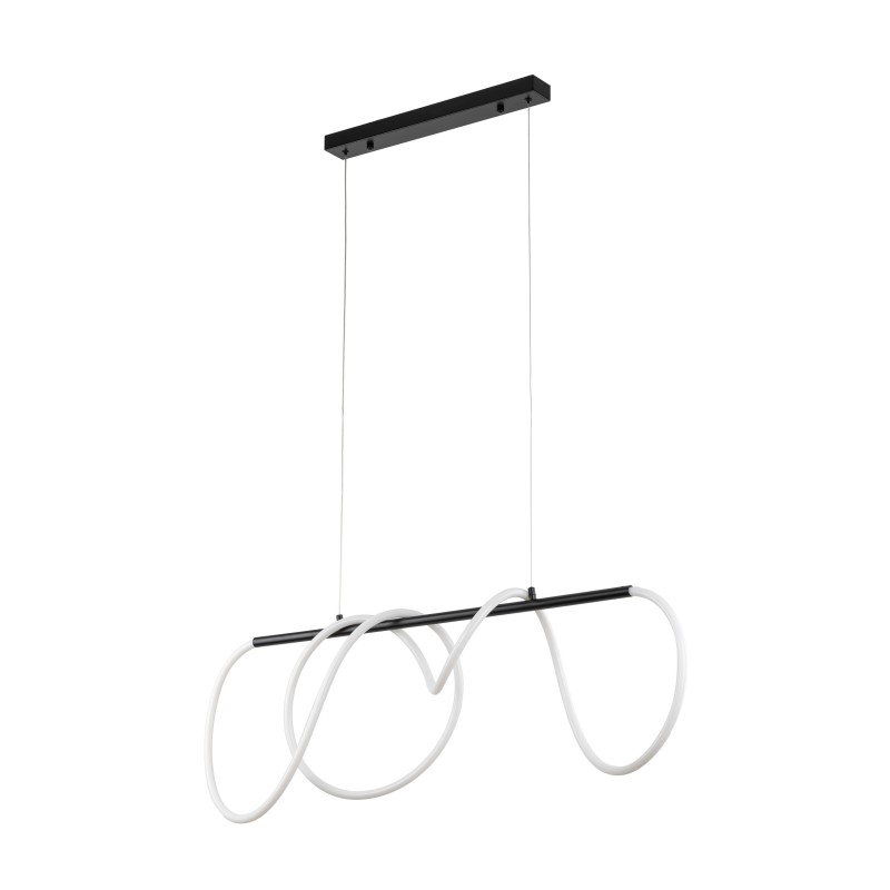 Pakabinamas šviestuvas FLEXI 1xLED 45W 4000K (Neutrali balta) JUODA