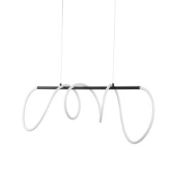 Pakabinamas šviestuvas FLEXI 1xLED 45W 4000K (Neutrali balta) JUODA