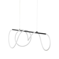 Pakabinamas šviestuvas FLEXI 1xLED 45W 4000K (Neutrali balta) JUODA