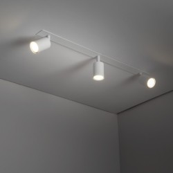 Įmontuojamas pakreipiamas šviestuvas NEX 3xGU10 BALTA