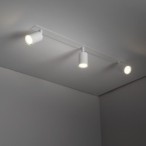 Įmontuojamas pakreipiamas šviestuvas NEX 3xGU10 BALTA