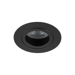 Įmontuojamas šviestuvas AURA 1xGU10 JUODA IP65