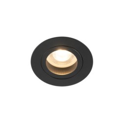 Įmontuojamas šviestuvas AURA 1xGU10 JUODA IP65