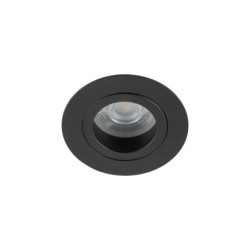 Įmontuojamas šviestuvas AURA 1xGU10 JUODA IP65
