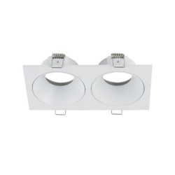 Įmontuojamas šviestuvas PRISMA 2xGU10 BALTA IP65