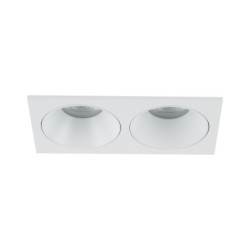 Įmontuojamas šviestuvas PRISMA 2xGU10 BALTA IP65