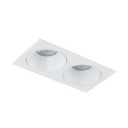 Įmontuojamas šviestuvas PRISMA 2xGU10 BALTA IP65