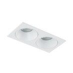 Įmontuojamas šviestuvas PRISMA 2xGU10 BALTA IP65