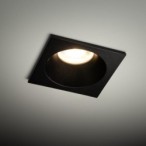 Įmontuojamas šviestuvas PRISMA 1xGU10 JUODA IP65