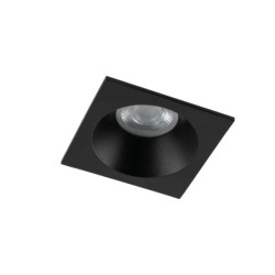 Įmontuojamas šviestuvas PRISMA 1xGU10 JUODA IP65
