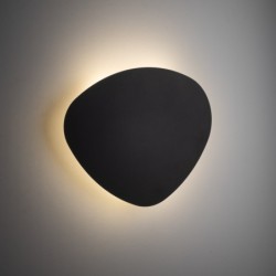 Sieninis šviestuvas STONE 3xG9 JUODA