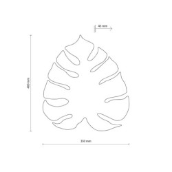 Sieninis šviestuvas MONSTERA 3xG9