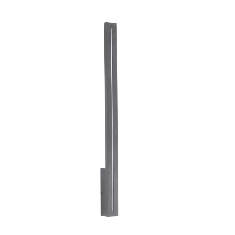 Sieninis lauko šviestuvas LINEA 1xLED 12W 3000K (Šilta balta) PILKA IP65