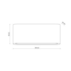 Sieninis lauko šviestuvas ARWENA 2xLED 12W 3000K (Šilta balta) JUODA IP54