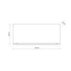 Sieninis lauko šviestuvas ARWENA 2xLED 12W 3000K (Šilta balta) JUODA IP54