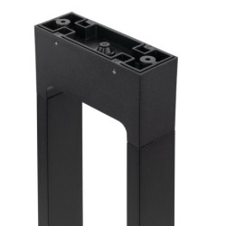 Pastatomas lauko šviestuvas ARIUS 1xLED 10W 3000K (Šilta balta) JUODA IP54
