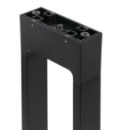 Pastatomas lauko šviestuvas ARIUS 1xLED 10W 3000K (Šilta balta) JUODA IP54