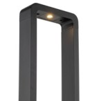 Pastatomas lauko šviestuvas ARIUS 1xLED 10W 3000K (Šilta balta) JUODA IP54