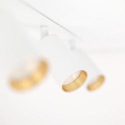 Įmontuojamas pakreipiamas šviestuvas AMIS 3xGU10 BALTA