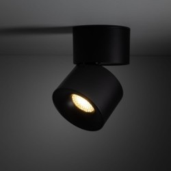 Lubinis šviestuvas SPARK 1xLED 10W 3000, 4000, 6000 K (CCT keičiama) JUODA