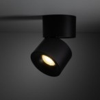 Lubinis šviestuvas SPARK 1xLED 10W 3000, 4000, 6000 K (CCT keičiama) JUODA