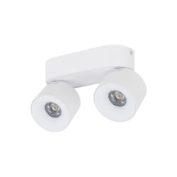 Lubinis šviestuvas SPARK 2xLED 10W 3000, 4000, 6000 K (CCT keičiama) BALTA