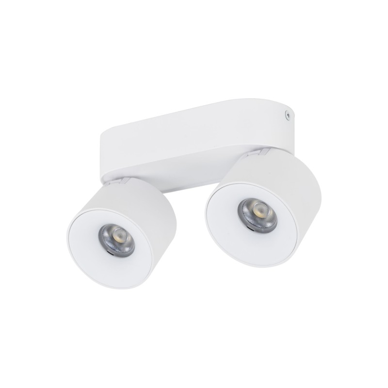 Lubinis šviestuvas SPARK 2xLED 10W 3000, 4000, 6000 K (CCT keičiama) BALTA