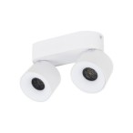 Lubinis šviestuvas SPARK 2xLED 10W 3000, 4000, 6000 K (CCT keičiama) BALTA
