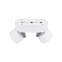 Lubinis šviestuvas SPARK 2xLED 10W 3000, 4000, 6000 K (CCT keičiama) BALTA