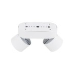 Lubinis šviestuvas SPARK 2xLED 10W 3000, 4000, 6000 K (CCT keičiama) BALTA