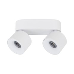 Lubinis šviestuvas SPARK 2xLED 10W 3000, 4000, 6000 K (CCT keičiama) BALTA