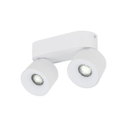Lubinis šviestuvas SPARK 2xLED 10W 3000, 4000, 6000 K (CCT keičiama) BALTA