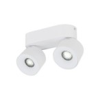 Lubinis šviestuvas SPARK 2xLED 10W 3000, 4000, 6000 K (CCT keičiama) BALTA