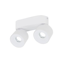 Lubinis šviestuvas SPARK 2xLED 10W 3000, 4000, 6000 K (CCT keičiama) BALTA