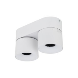 Lubinis šviestuvas SPARK 2xLED 10W 3000, 4000, 6000 K (CCT keičiama) BALTA