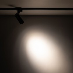 Bėginės sistemos TRACER 1-fazės šviestuvas 1xLED 10W 2700, 4000, 6000K (CCT keičiama) JUODA