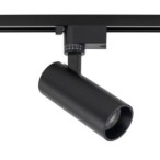 Bėginės sistemos TRACER 1-fazės šviestuvas 1xLED 10W 2700, 4000, 6000K (CCT keičiama) JUODA