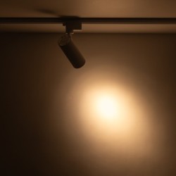 Bėginės sistemos TRACER 1-fazės šviestuvas 1xLED 10W 2700, 4000, 6000K (CCT keičiama) BALTA