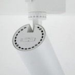 Bėginės sistemos TRACER 1-fazės šviestuvas 1xLED 10W 2700, 4000, 6000K (CCT keičiama) BALTA