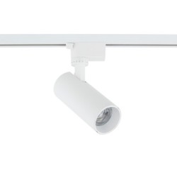 Bėginės sistemos TRACER 1-fazės šviestuvas 1xLED 10W 2700, 4000, 6000K (CCT keičiama) BALTA