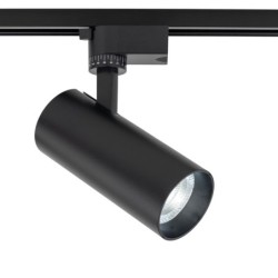 Bėginės sistemos TRACER 1-fazės šviestuvas 1xLED 20W 2700, 4000, 6000K (CCT keičiama) JUODA