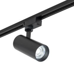 Bėginės sistemos TRACER 1-fazės šviestuvas 1xLED 20W 2700, 4000, 6000K (CCT keičiama) JUODA
