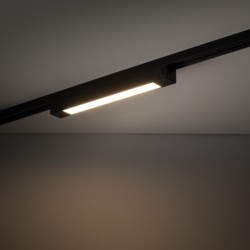 Bėginės sistemos TRACER 1-fazės šviestuvas 1xLED 20W 3000K (Šilta balta) JUODA