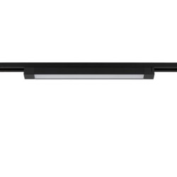 Bėginės sistemos TRACER 1-fazės šviestuvas 1xLED 30W 3000K (Šilta balta) JUODA