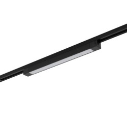 Bėginės sistemos TRACER 1-fazės šviestuvas 1xLED 30W 3000K (Šilta balta) JUODA