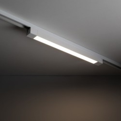 Bėginės sistemos TRACER 1-fazės šviestuvas 1xLED 30W 3000K (Šilta balta) BALTA