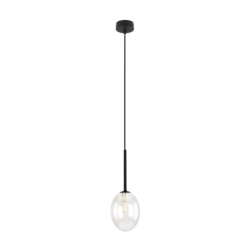 Pakabinamas šviestuvas PEARL 1xG9 JUODA